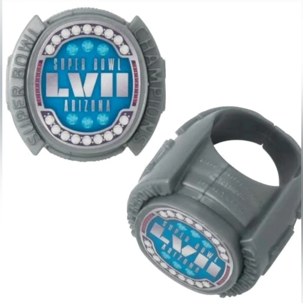 20 Superbowl LVII cake, cupcake topper decoration rings. Brand new.